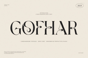Gofhar Modern Elegant Vintage Serif Font Typeface Font Download