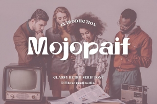 Mojopait | Classy Retro Serif Font Font Download
