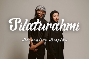Silaturahmi | Decorative Display Font Download