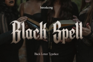 Black Spell - Blackletter Typeface Font Download