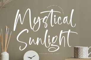 Mystical Sunlight Modern Handwritten Font Font Download