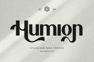 Humion - Stylish Sans Serif Typeface Font Download