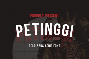 Petinggi | Bold Sans Serif Font Font Download