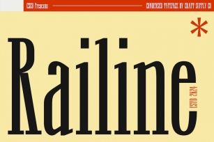 Railine – Condensed Serif Font Download