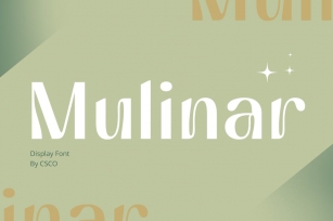 Mulinar – Art Nouveau Font Font Download