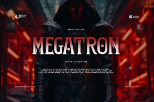 Megatron - Modern Serif Film Font Font Download