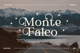 Monte Falco - Classic Serif Font Font Download
