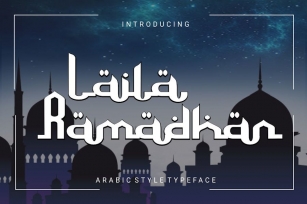 LailaRamadhan  - Arabic Style Typeface Font Download