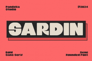 Sardin - Modern Logo Font Font Download