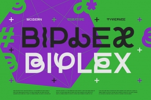 Biplex — Modern Creative Font Font Download
