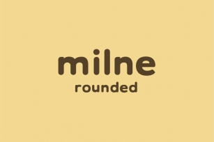 Milne Rounded Font Download