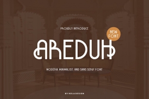 Areduh Minimalist Font Font Download