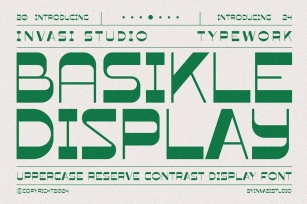 Basikle - Retro Reverse Contrast Font Download
