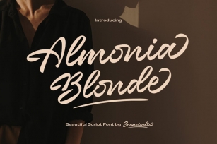 Almonia Blonde - Bold Script Font Font Download