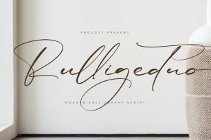 Rulligedro Modern Calligraphy Script Font Download