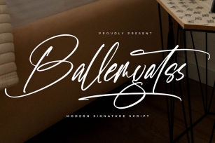 Ballemyatss Modern Signature Script Font Download