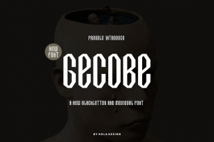Gecobe BlackLetter Font Font Download