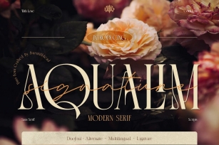 Aqualim Signature Font Download