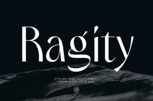 Ragity - Stylish Sans (7 FONTS) Font Download