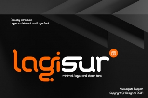 Lagisur - Minimal Logo Font Font Download