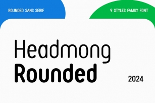 Headmong Rounded Sans Serif Family Font Download