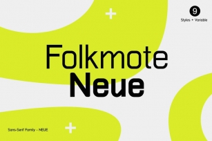 Folkmote Neue Sans Serif Family Font Download
