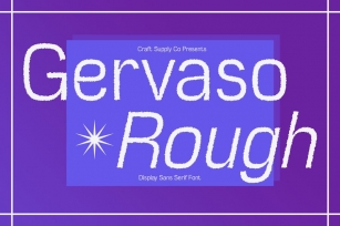 Gervaso Rough Font Download