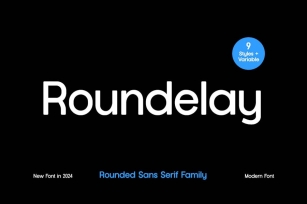 Roundelay Rounded Sans Serif Family Font Font Download
