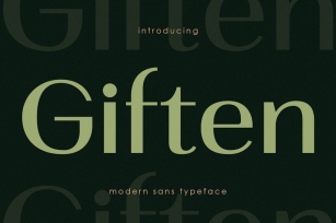 Giften neat future font Font Download