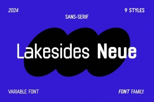 Lakesides Neue Sans Serif Family Font Download