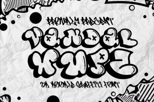 Vandal Wupz - Doodle Graffiti Font Font Download