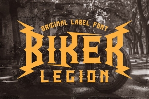 Biker Legion - Retro Label Font Font Download