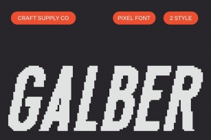 Galber Pixel Font Download
