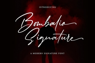 Bombalio Signature Font Download