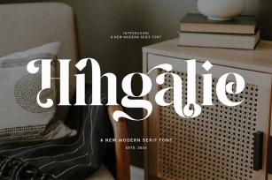 Hingalie - Elegant Serif Font Font Download