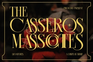 CASSEROS MASSCOTTES Ligature Serif Typeface Font Download