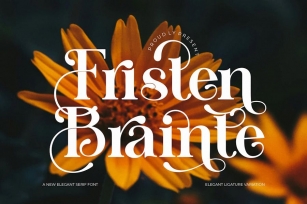 Fristen Brainte Elegant Ligature Serif Font Download