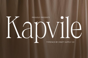 Kapvile – Elegant Font Font Download