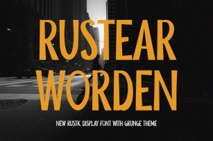 Rustear Worden - Retro Display Sans Font Download