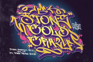 Stone Cold Crazy Graffiti | Music Album Graffiti Font Download