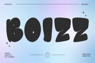 Boizz Graffiti Bubble Display Font Font Download
