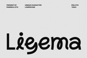 Ligema - Modern Experimental Sans Font Download
