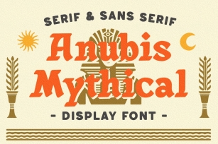 Anubis Mythical - Display Font Font Download