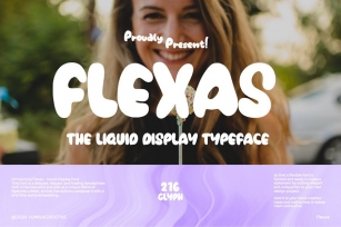 Flexas - Liquid Display Font Font Download