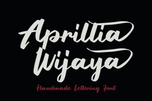 AL - Aprillia Wijaya Font Download