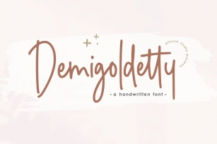 AL - Demigoldetty Font Download