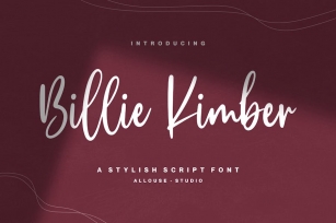 AL - Billie Kimber Font Download