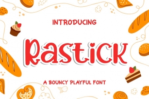 Rastick a Bouncy Playful Font Font Download