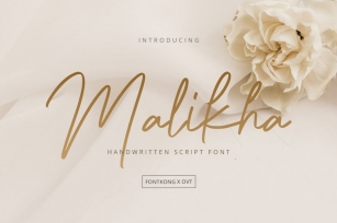 Malikha - Handwritten Script Font Font Download