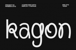 Kagon - Modern Experimental Logo Font Font Download